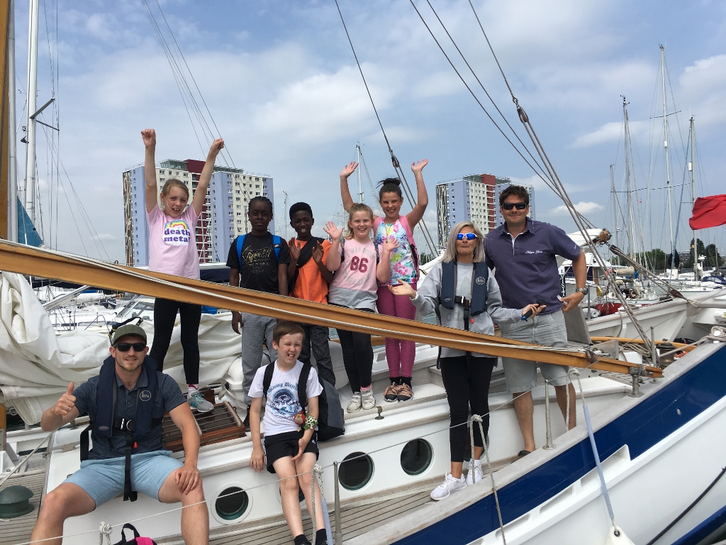 Local Charity helps Boleh sail Portsmouth children