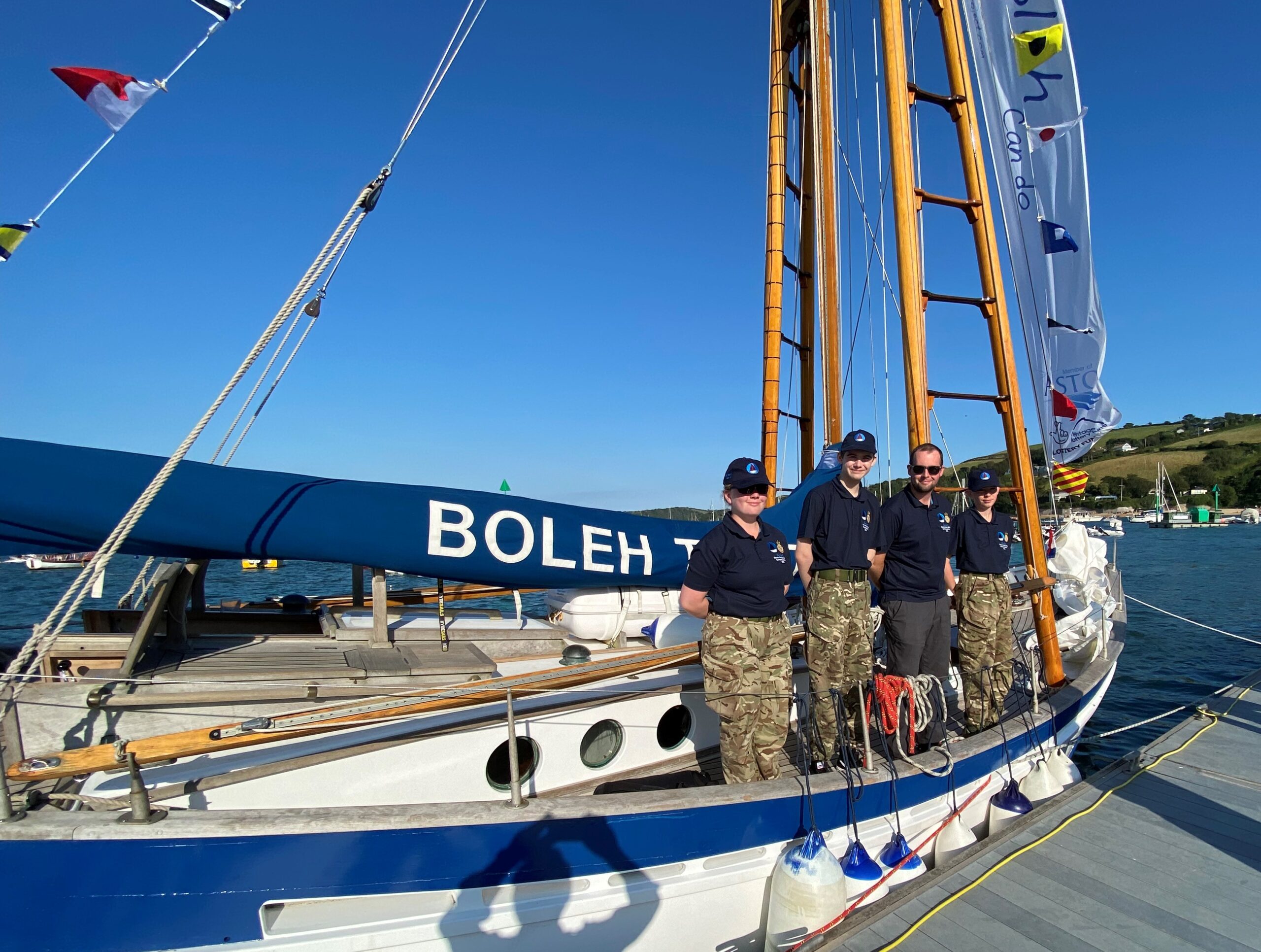 Devon Army Cadets Bring Boleh Back to Salcombe