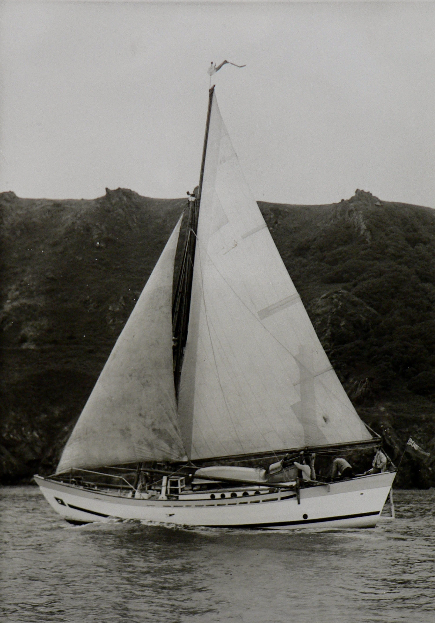 Boleh in 1961 - signature Dragon Pennant at the peak