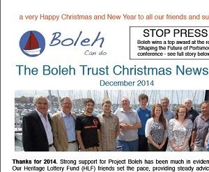 The Boleh Trust Christmas Newsletter 2014