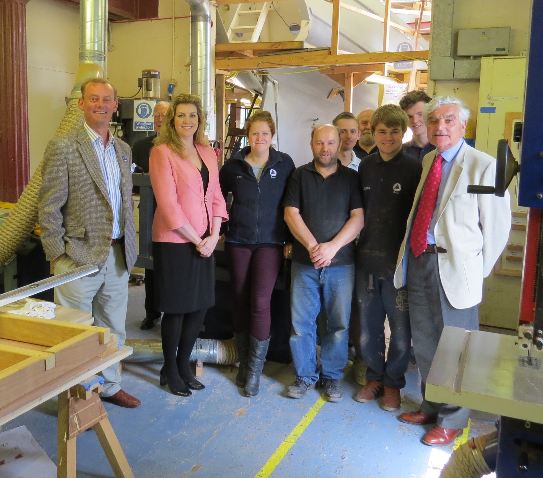 Visit from Portsmouth MP Penny Mordaunt